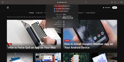 نحوه غیرفعال کردن Pop-Up Blocker در مک 15 نحوه غیرفعال کردن Pop-Up Blocker در مک