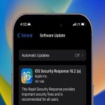 معنی بروزرسانی های Rapid Security Response در دستگاه های اپل چیست؟