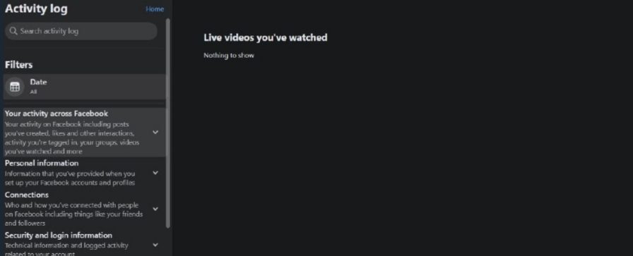 نحوه حذف تاریخچه تماشای فیس بوک 22 نحوه حذف تاریخچه تماشای فیس بوک