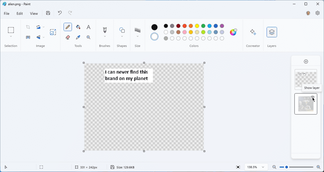 نحوه تولید تصاویر هوش مصنوعی در Microsoft Paint در ویندوز 11 24 نحوه تولید تصاویر هوش مصنوعی در Microsoft Paint در ویندوز 11