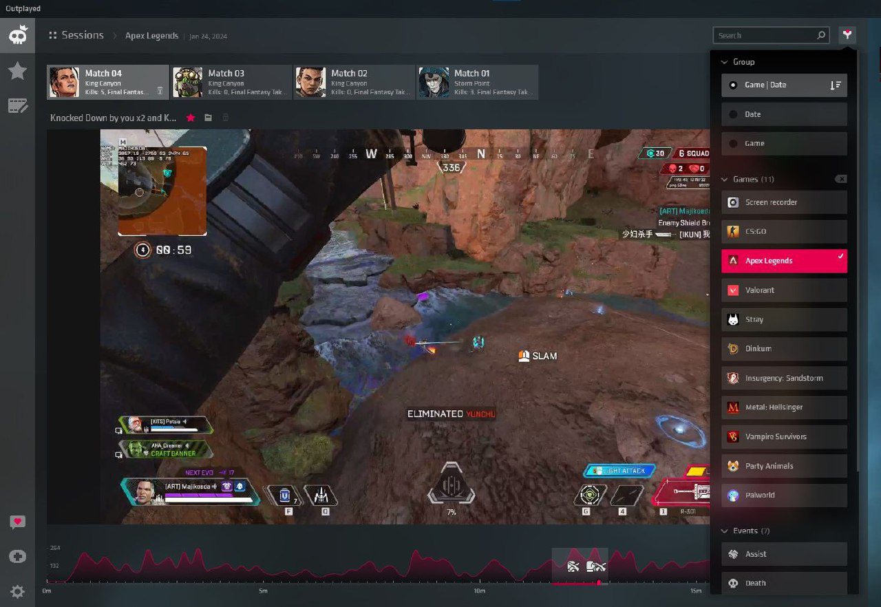 کپچر خودکار لحظه های مهم بازی با Outplayed 21 نحوه استفاده از Outplayed برای ضبط نکات برجسته بازی