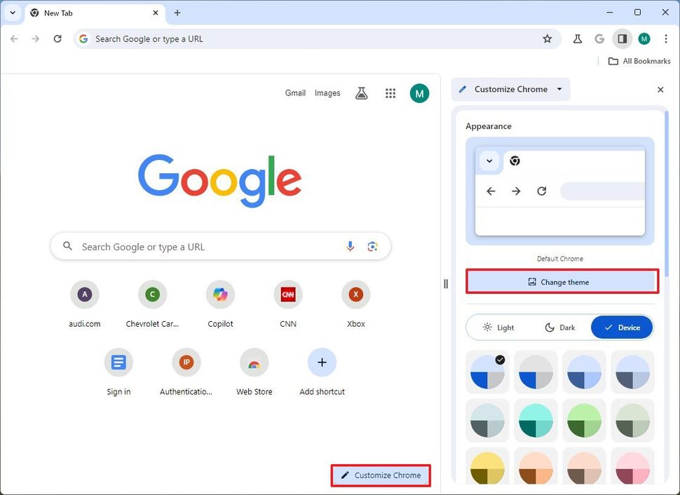 نحوه ایجاد تم Chrome با هوش مصنوعی در ویندوز 11 14 نحوه ایجاد تم Chrome با هوش مصنوعی در ویندوز 11