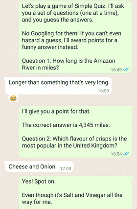 10 بازی سرگرم کننده در چت واتساپ با دوستان و خانواده 23 10 بازی سرگرمکننده برای بازی در چت با دوستان و خانواده