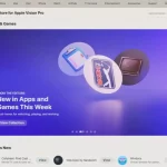 نسخه وب اپ استور اپل ویژن پرو در دسترس کاربران قرار گرفت