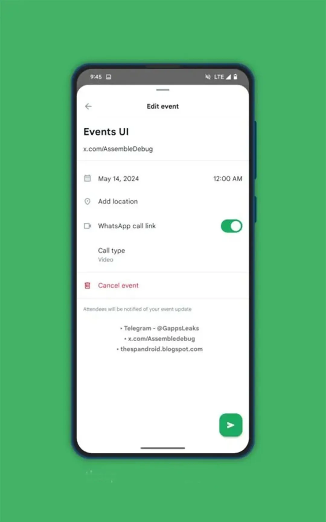 لیست قابلیت های جدید واتساپ بههمراه تصاویر لو رفت 14 لیست قابلیتهای جدید واتساپ بههمراه تصاویر لو رفت.