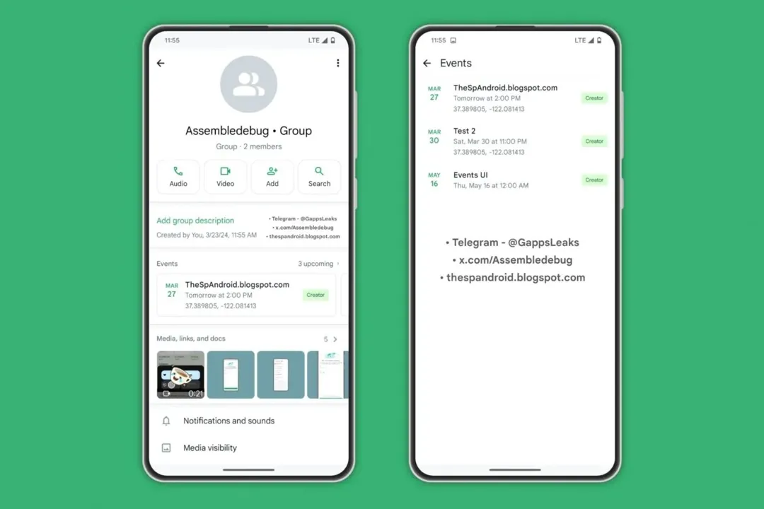 لیست قابلیت های جدید واتساپ بههمراه تصاویر لو رفت 16 لیست قابلیتهای جدید واتساپ بههمراه تصاویر لو رفت.