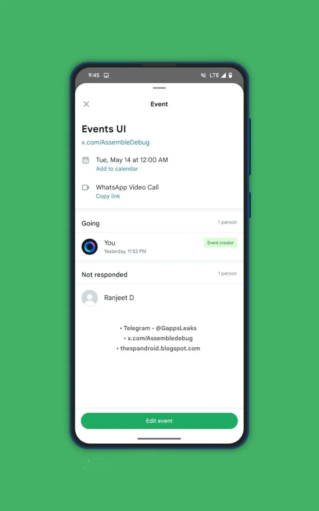 لیست قابلیت های جدید واتساپ بههمراه تصاویر لو رفت 17 لیست قابلیتهای جدید واتساپ بههمراه تصاویر لو رفت.