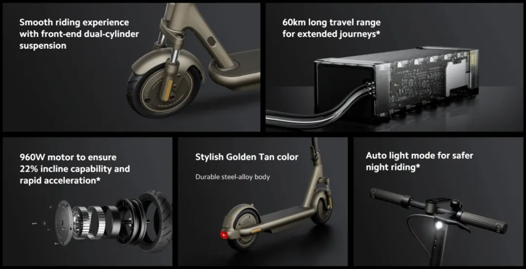 قدرتمندترین و پیشرفته ترین اسکوتر شیائومی با برد 60 کیلومتر رونمایی شد 15 قدرتمندترین و پیشرفتهترین اسکوتر شیائومی با برد 60 کیلومتر رونمایی شد.