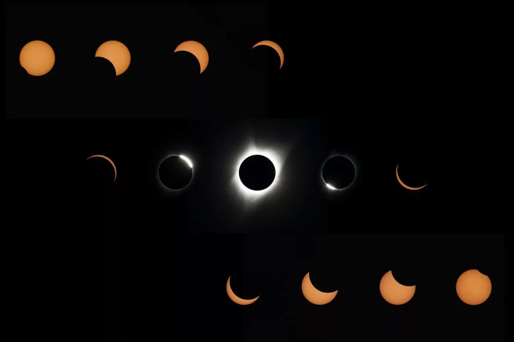 مجموعهای از جذاب ترین تصاویر خورشیدگرفتگی آمریکا 20 مجموعهای از جذابترین تصاویر خورشیدگرفتگی کامل آمریکا