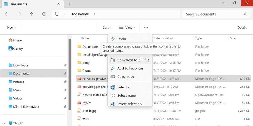 4 راه آسان برای ایجاد فایل ZIP در ویندوز 16 4 راه آسان برای ایجاد یک فایل ZIP در ویندوز