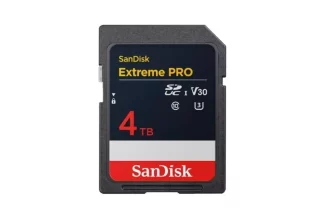 اولین کارت حافظه SD چهار ترابایتی جهان توسط سن دیسک معرفی شد