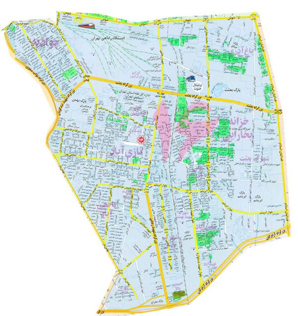 منطقه 16 تهران چه محله هایی دارد؟ آشنایی با منطقه 16 تهران 14 منطقه 16 تهران چه محلههایی دارد؟