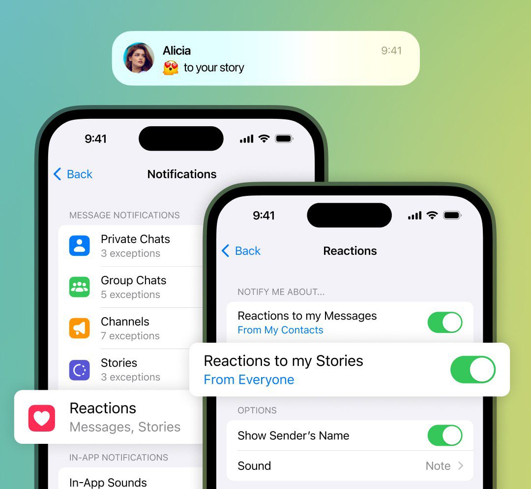 بروزرسانی جدید تلگرام در 25 اپریل 2024 چه چیزی برای کاربران آورده است؟ - بخش اول 20 تلگرام همچنان یکی از پرکاربردترین و پردانلودترین اپلیکیشن ها در جهان است – و اکنون بیش از 900 میلیون کاربر فعال ماهانه دارد. برای مطالعه بیشتر در مورد این نقطه عطف مهم و آنچه در آینده برای تلگرام در انتظار است، به این پست مدیر عامل و بنیانگذار ما مراجعه کنید.