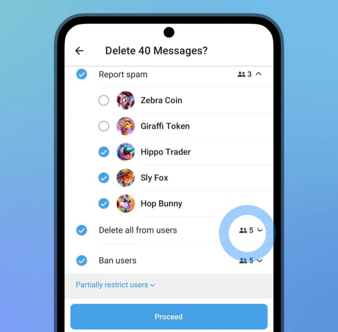 بروزرسانی جدید تلگرام در 25 اپریل 2024 چه چیزی برای کاربران آورده است؟ - بخش دوم 16 تلگرام همچنان یکی از پرکاربردترین و پردانلودترین اپلیکیشن ها در جهان است – و اکنون بیش از 900 میلیون کاربر فعال ماهانه دارد. برای مطالعه بیشتر در مورد این نقطه عطف مهم و آنچه در آینده برای تلگرام در انتظار است، به این پست مدیر عامل و بنیانگذار ما مراجعه کنید.