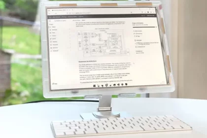 مانیتور کاغذی با رزولوشن UXGA معرفی شد! با خستگی چشم خداحافظی کنید