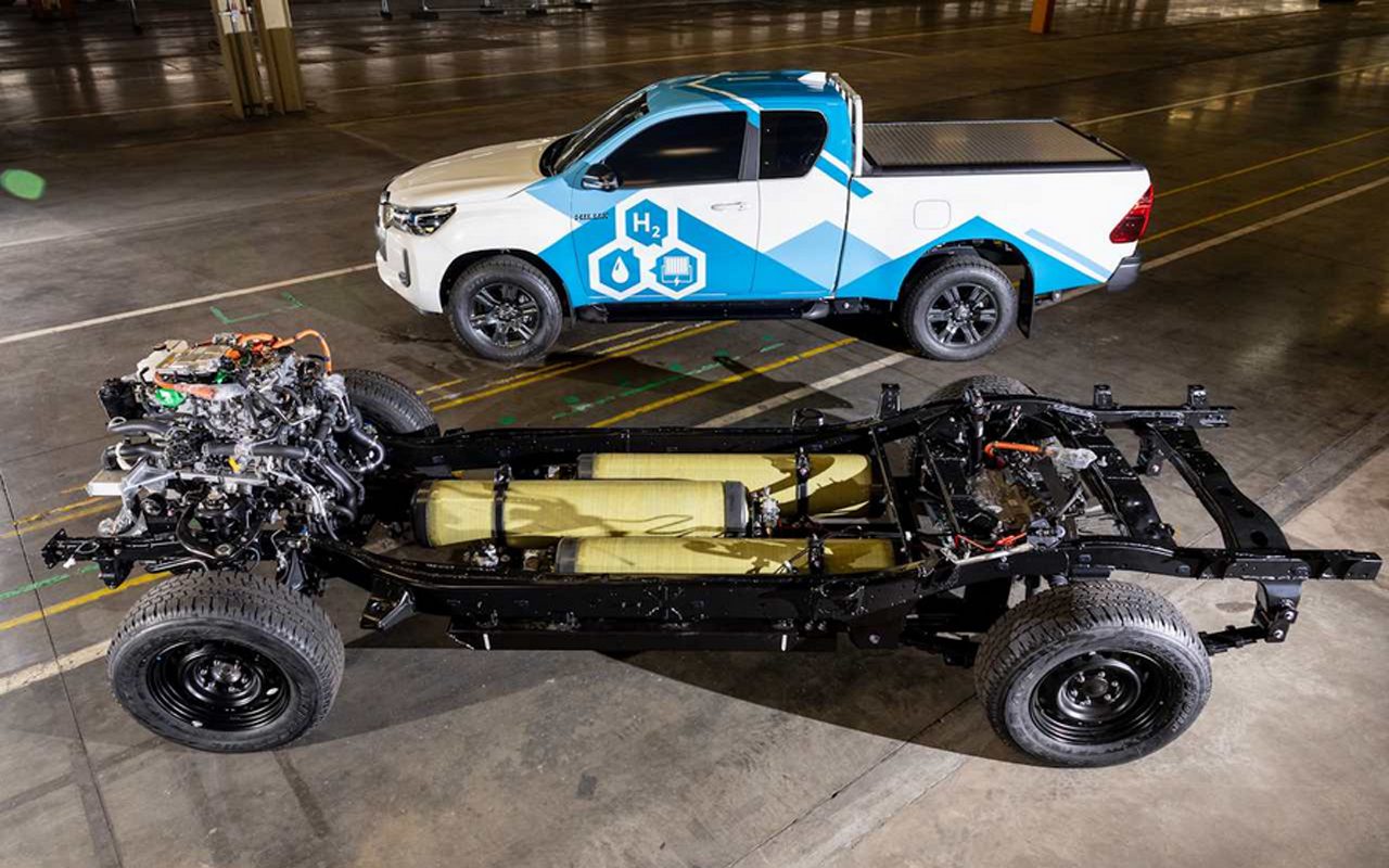 هایلوکس تویوتا با سوخت هیدروژنی در مرحله نهایی تست خود قرار دارد 15 775785