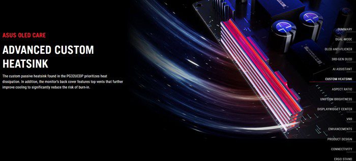 رونمایی ایسوس از مانیتور گیمینگ PG32UCDP مجهز به پنل اولد با نرخ نوسازی 480 هرتز 16 swift oled pg32ucdp 04