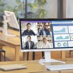 مانیتور خمیده 34 اینچی با دوربین و میکروفون، محصول جدید شرکت EIZO