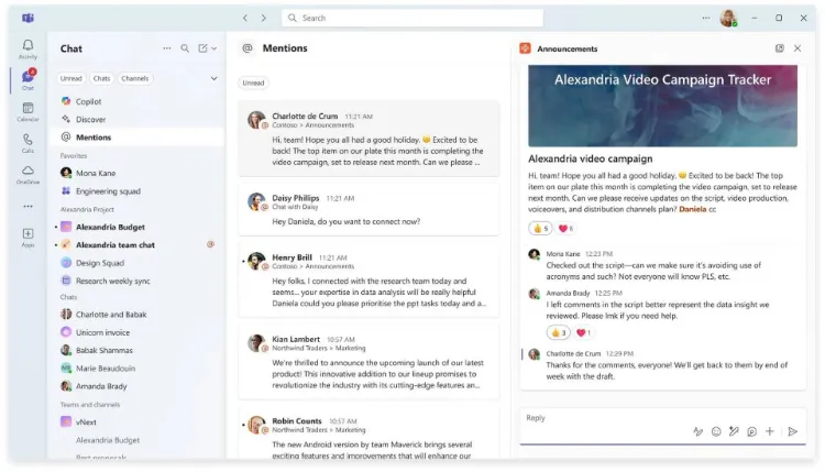 تیمز متحول شد: مکالمات هدفمندتر، سازماندهی بهتر 14 تیمز متحول شد: مکالمات هدفمندتر، سازماندهی بهتر