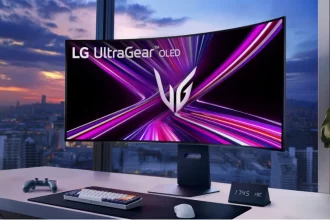 تجربه‌ای جدید از گیمینگ با مانیتور OLED خم‌شونده 5K2K ال‌جی