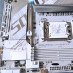 AMD با مادربرد سفید B850، دنیای سخت‌افزار را روشن می‌کند