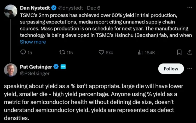 گلسینگر: درصد بازدهی، معیار مناسبی برای قضاوت درباره 18A نیست