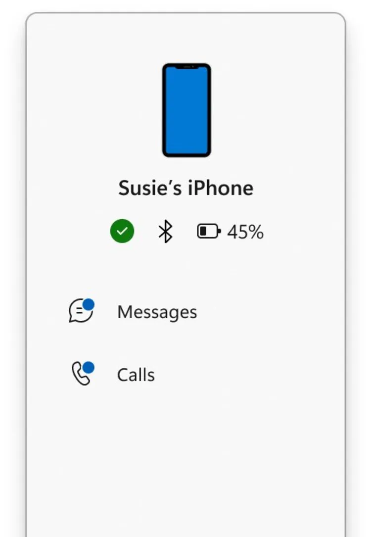 دسترسی به آیفون از منوی استارت ویندوز ۱۱ در آینده نزدیک 15 دسترسی به آیفون از منوی استارت ویندوز ۱۱ در آینده نزدیک