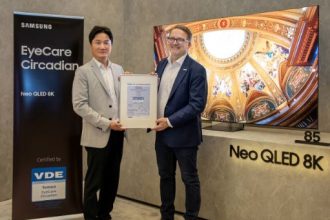 تایید سلامت چشم در تلویزیون‌های سامسونگ؛ دریافت گواهی EyeCare Circadian توسط Neo QLED و Lifestyle