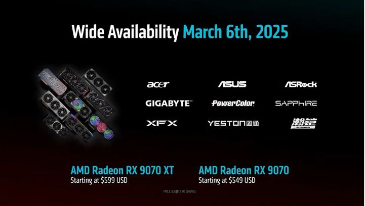 AMD تاریخ عرضه و قیمت کارتهای گرافیک RX 9070 و RX 9070 XT را رسماً اعلام کرد 14 AMD تاریخ عرضه و قیمت کارتهای گرافیک RX 9070 و RX 9070 XT را رسماً اعلام کرد