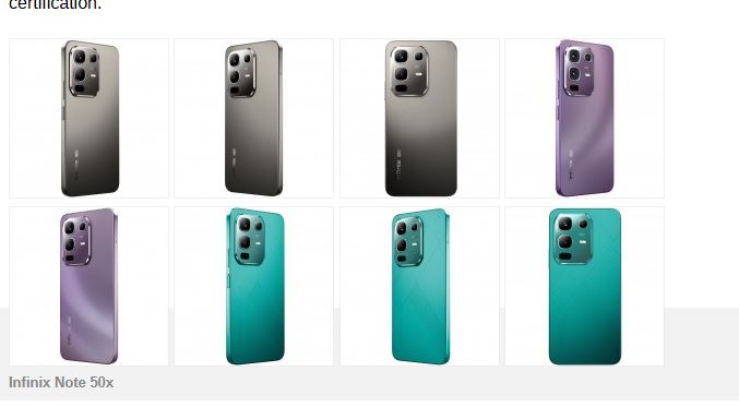 Infinix Note 50x: رونمایی از طراحی و قابلیت‌های نوآورانه