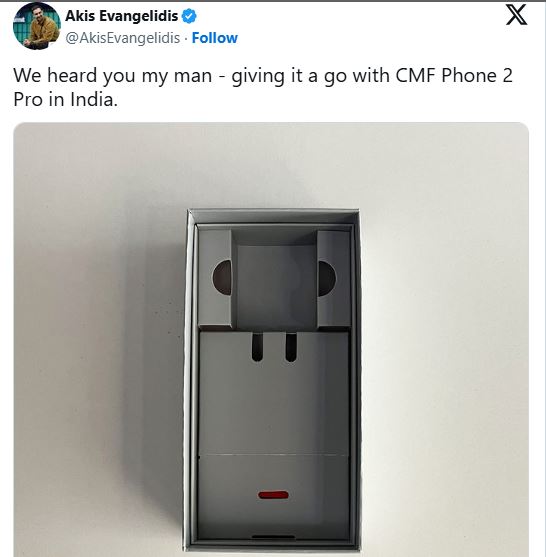 CMF Phone 2 Pro با شارژر رایگان! هدیه Nothing به کاربران هندی 14 CMF Phone 2 Pro با شارژر رایگان! هدیه Nothing به کاربران هندی