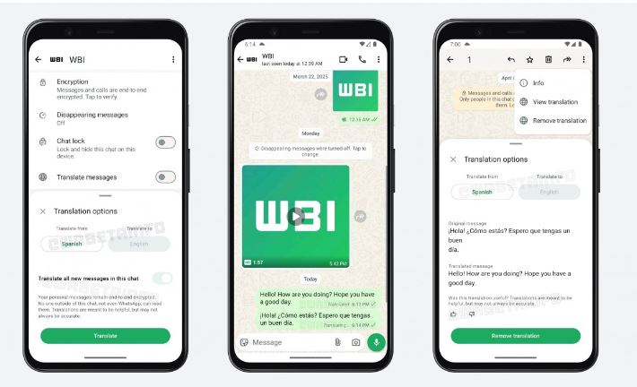 واتساپ بتا قابلیتهای ترجمه و بهروزرسانی کانالها را آزمایش میکند! 14 واتساپ بتا قابلیتهای ترجمه و بهروزرسانی کانالها را آزمایش میکند!