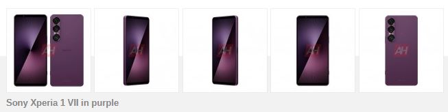 پرده برداری از رنگ‌های Sony Xperia 1 VII: تصاویر لو رفته همه چیز را فاش کرد
