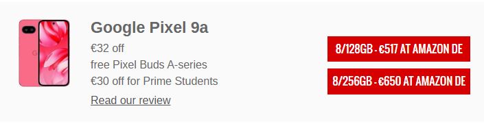 فرصت طلایی برای خرید! کاهش قیمت OnePlus 13 و vivo X200 + پیشنهاد ویژه Pixel 9a 16 فرصت طلایی برای خرید! کاهش قیمت OnePlus 13 و vivo X200 + پیشنهاد ویژه Pixel 9a