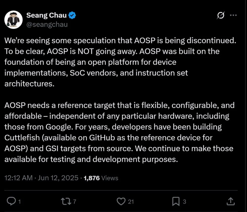 آیا گوگل پشت پرده با ROMهای سفارشی میجنگد؟ شوک به توسعهدهندگان پیکسل با تغییرات بحثبرانگیز AOSP 14 آیا گوگل پشت پرده با ROMهای سفارشی میجنگد؟ شوک به توسعهدهندگان پیکسل با تغییرات بحثبرانگیز AOSP