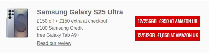 شگفتی تابستانی بازار موبایل: خرید گلکسی S25 با تبلت رایگان + تخفیفهای استثنایی پیکسل گوگل 14 شگفتی تابستانی بازار موبایل: خرید گلکسی S25 با تبلت رایگان + تخفیفهای استثنایی پیکسل گوگل