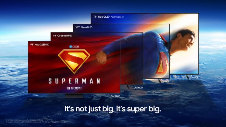 همکاری سامسونگ با DC و برادران وارنر برای تجربه‌ای «ابرقدرتی» از دنیای سوپرمن