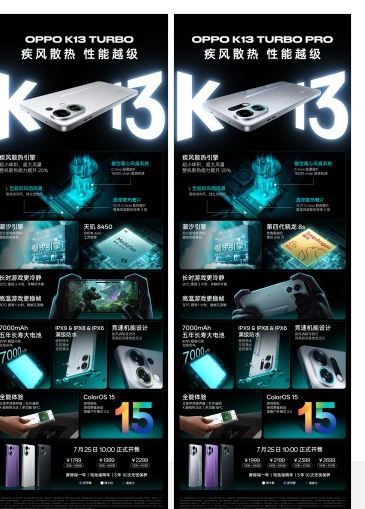 اوپو K13 Turbo و مدل Pro معرفی شدند؛ خنکسازی نوآورانه با فن ضدآب و تراشههای قدرتمند 18 اوپو K13 Turbo و مدل Pro معرفی شدند؛ خنکسازی نوآورانه با فن ضدآب و تراشههای قدرتمند