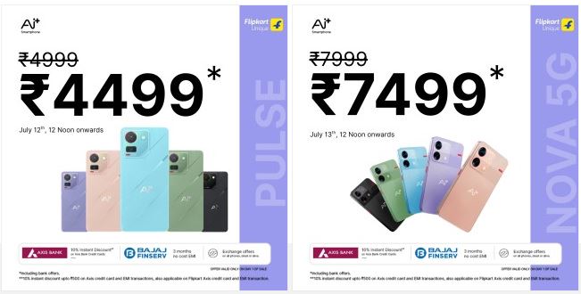 هوش مصنوعی و امنیت کوانتومی در جیب شما: گوشی‌های Ai+ Pulse و Nova 5G با سیستم عامل NxtQuantum OS در هند عرضه شدند