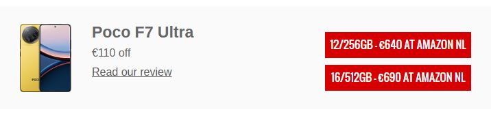 حراج بزرگ پوکو: تخفیف‌های ویژه بر سری F7 آغاز شد