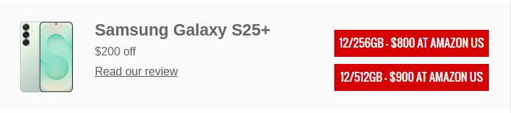 گلکسی S25 اج با تخفیف هیجانانگیز، اما S25 پلاس همچنان ارزانتر: کدام یک برنده میدان قیمت است 15 گلکسی S25 اج با تخفیف هیجانانگیز، اما S25 پلاس همچنان ارزانتر: کدام یک برنده میدان قیمت است