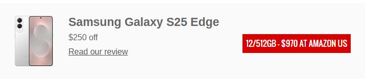 گلکسی S25 اج با تخفیف هیجانانگیز، اما S25 پلاس همچنان ارزانتر: کدام یک برنده میدان قیمت است 14 گلکسی S25 اج با تخفیف هیجانانگیز، اما S25 پلاس همچنان ارزانتر: کدام یک برنده میدان قیمت است