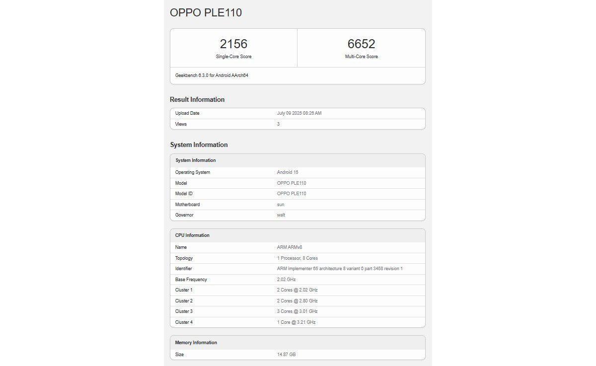 قدرتنمایی اوپو K13 Turbo در Geekbench: آیا فن خنککننده داخلی، آن را به غول گیمینگ تبدیل میکند 14 zz 4