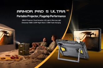 تبلت یولفون آرمور پد ۵ اولترا با پروژکتور داخلی در IFA رونمایی می‌شود