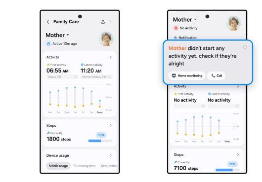 سامسونگ SmartThings Family Care با بهروزرسانی تازه؛ تجربه مراقبت هوشمند بهتر شد 16 سامسونگ SmartThings Family Care با بهروزرسانی تازه؛ تجربه مراقبت هوشمند بهتر شد
