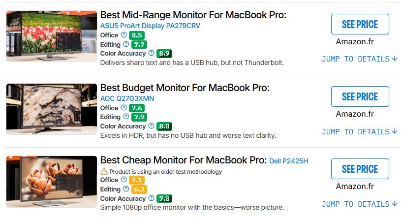 ۶ مانیتور پیشنهادی برای مکبوک پرو و ایر در ۲۰۲۵ | راهنمای خرید کامل 15 ۶ مانیتور پیشنهادی برای مکبوک پرو و ایر در ۲۰۲۵ | راهنمای خرید کامل