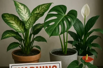 گیاهان آپارتمانی خطرناک: کدام گیاهان برای کودکان و حیوانات خانگی سمی هستند؟