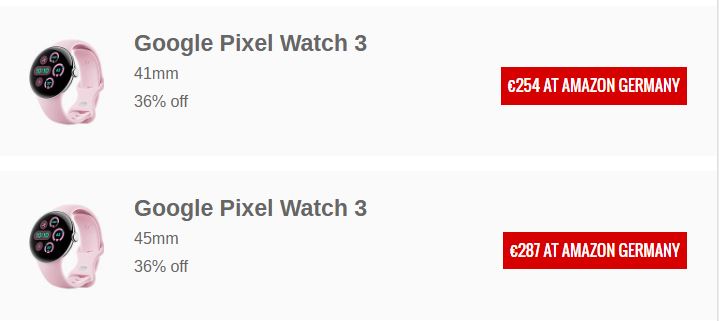 پرایم دی آمازون آلمان با تخفیف‌های شگفت‌انگیز؛ از Pixel Watch 3 تا Galaxy Watch Ultra و آیپدهای جدید