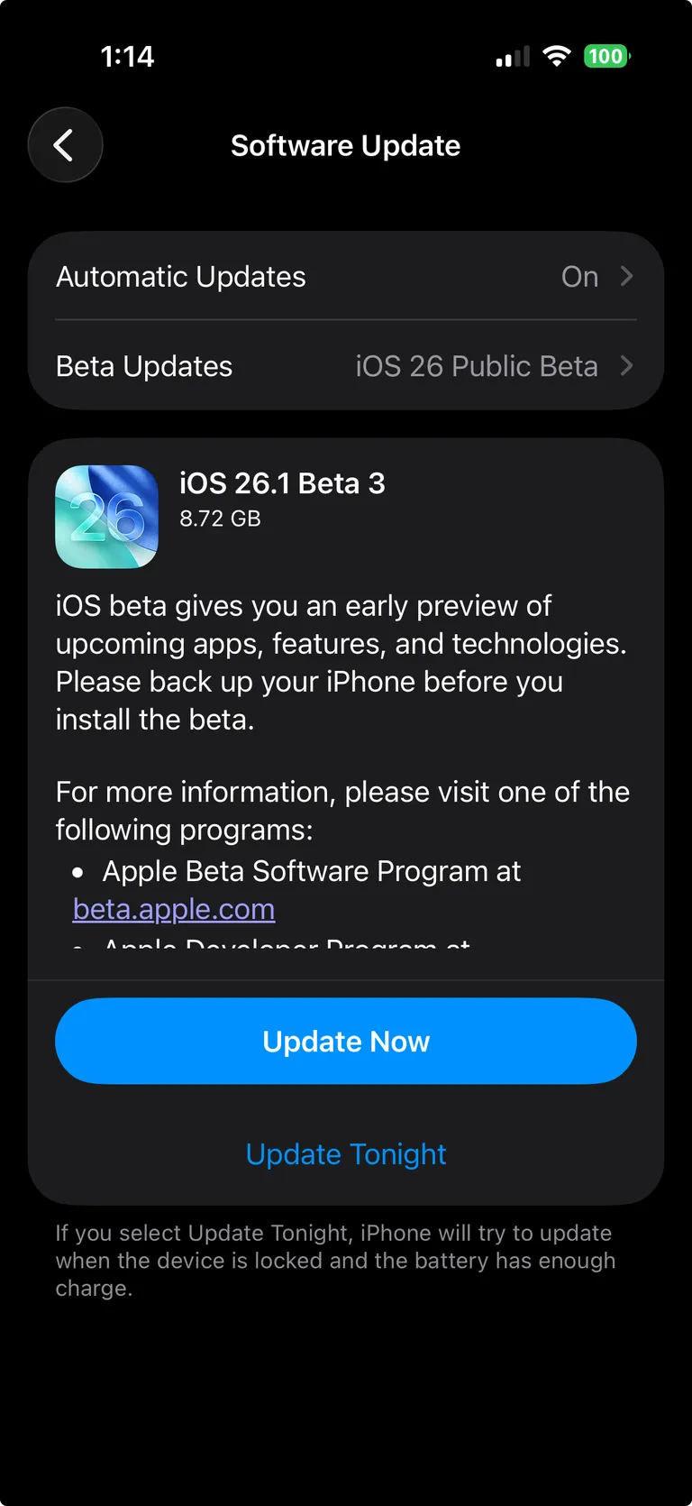 قابلیت جدید iOS 26.1؛ آیفونها بهصورت خودکار بهروزرسانیهای امنیتی دریافت میکنند 14 قابلیت جدید iOS 26.1؛ آیفونها بهصورت خودکار بهروزرسانیهای امنیتی دریافت میکنند