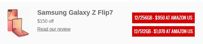 کاهش قیمت چشمگیر گلکسی Z Flip7 و S25 Ultra؛ موتورولا Razr Ultra 2025 معرفی شد